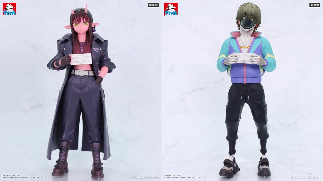 【銀河特急 ミルキーサブウェイ】アカネ／マックス Vivitフィギュアの画像