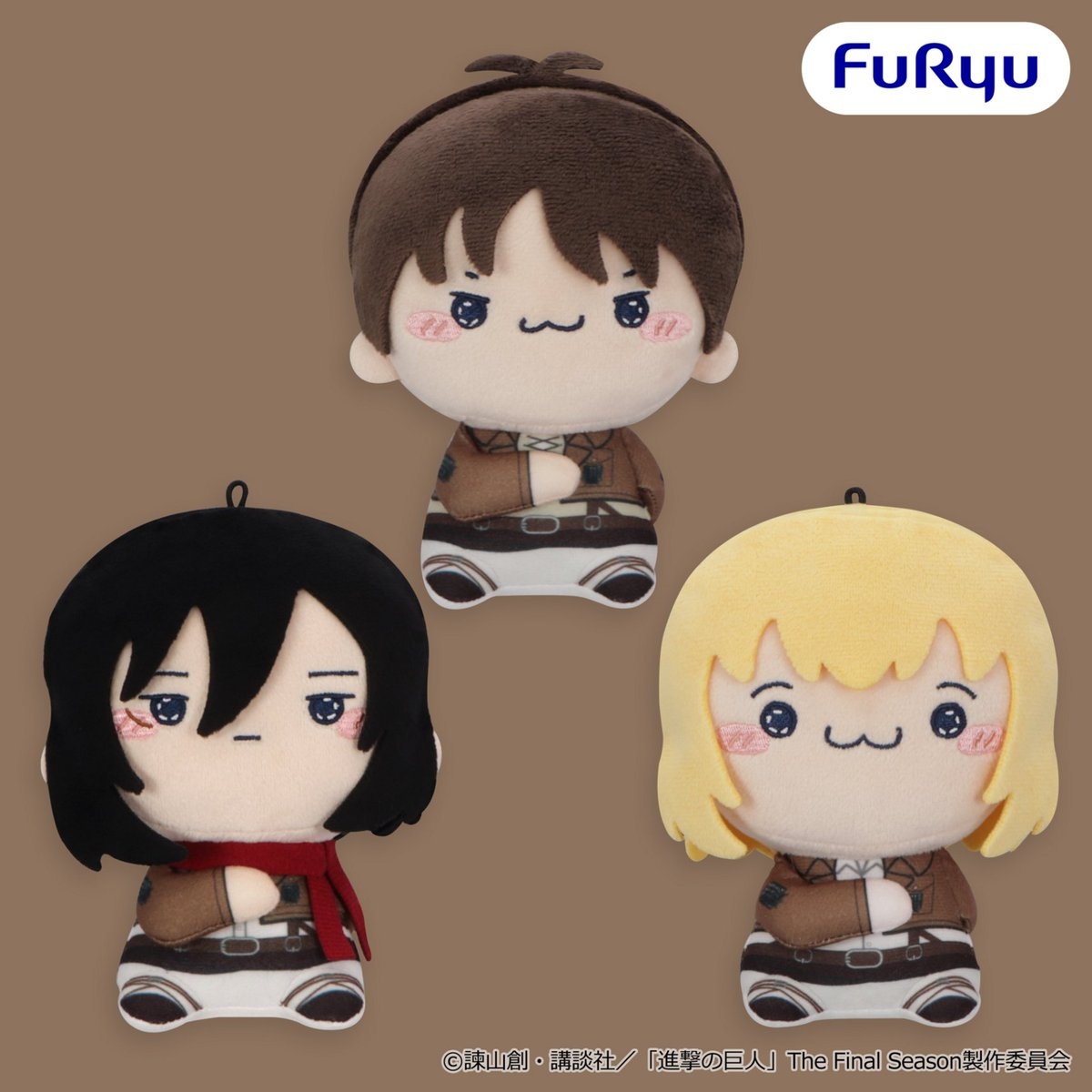 【進撃の巨人】もちぴこぬいぐるみ