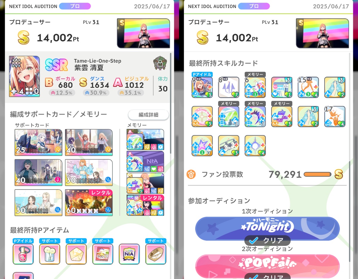 NIAクリアの編成例