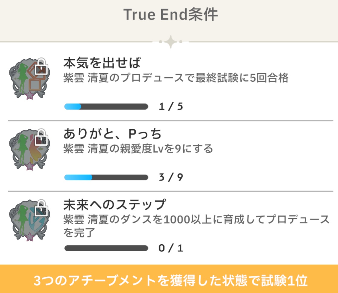 TrueEnd条件の画像