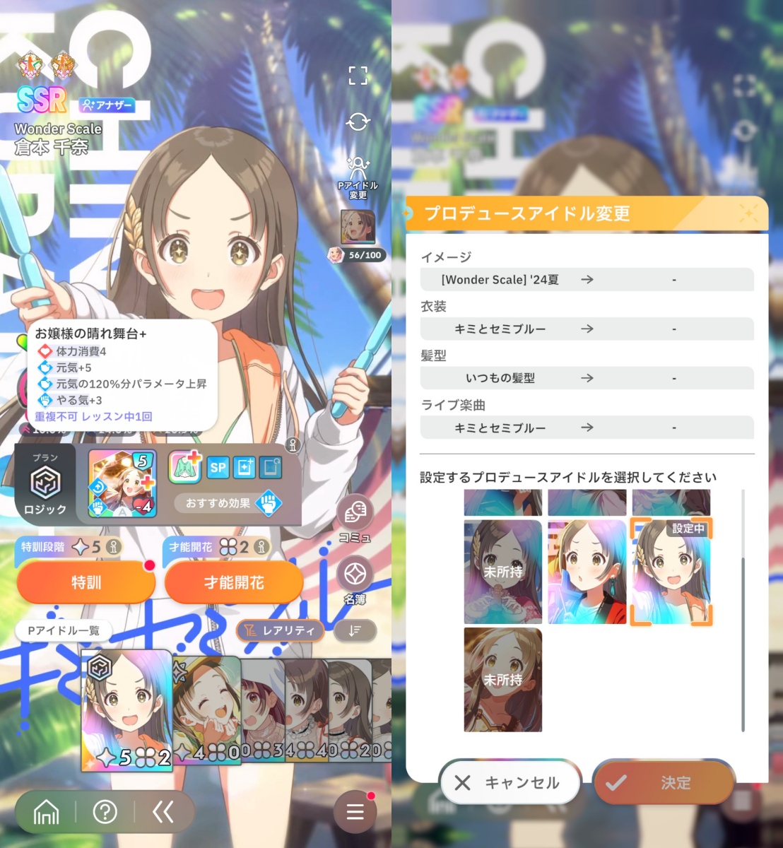 アナザーアイドルの仕様
