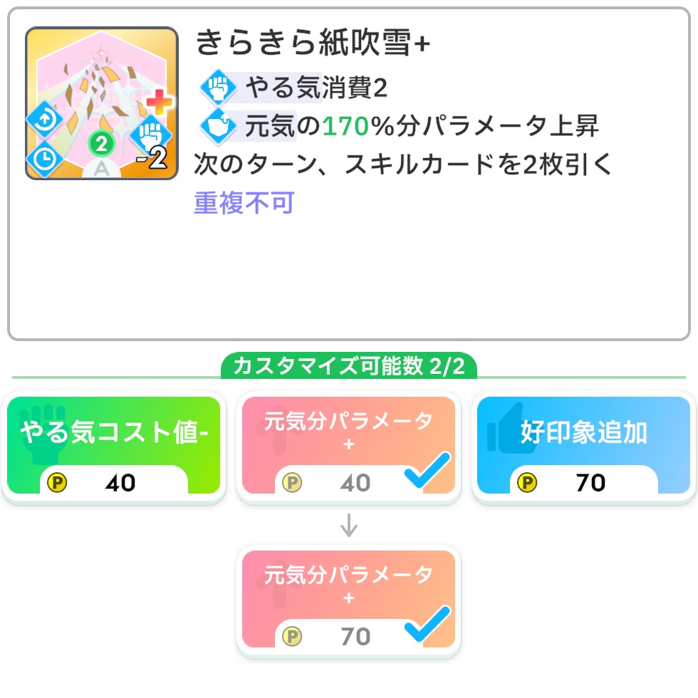 きらきら紙吹雪のメモリー