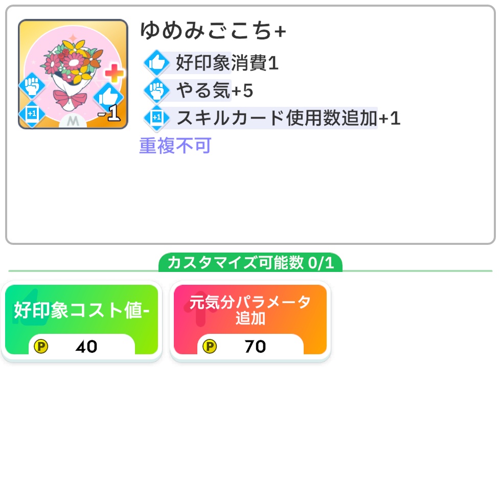 ゆめみごごちのメモリー