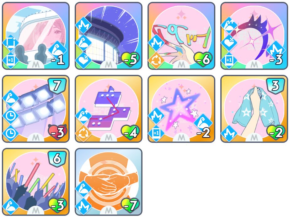 特別出現のスキル一覧