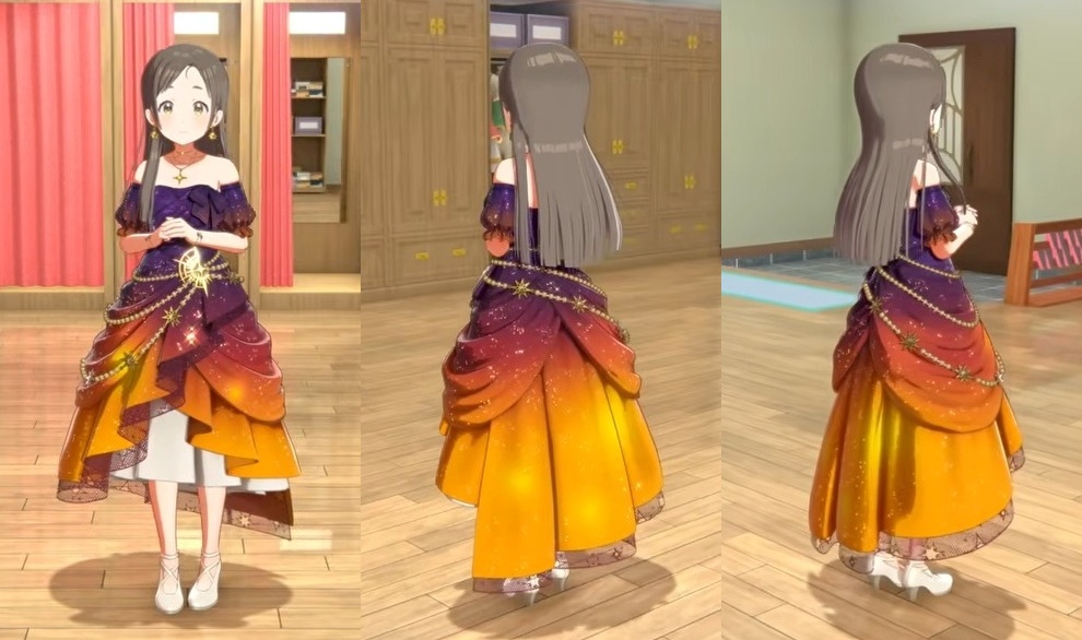 千奈STEP3の髪型と衣装