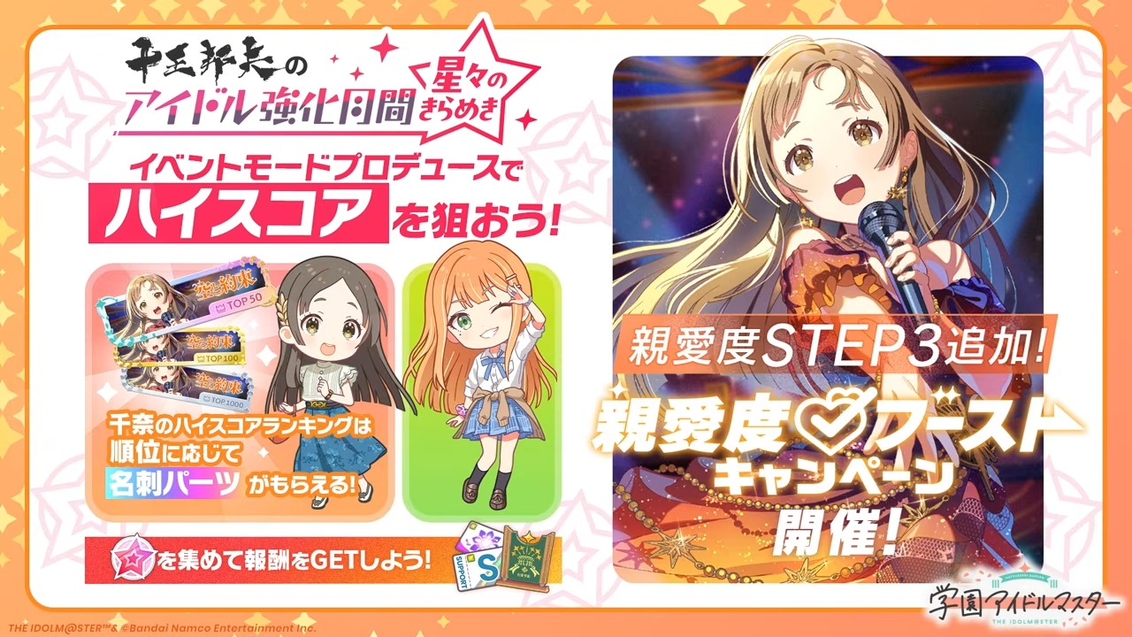 アイドル強化月間