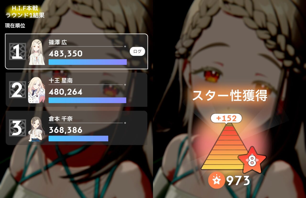 ラウンド1の結果