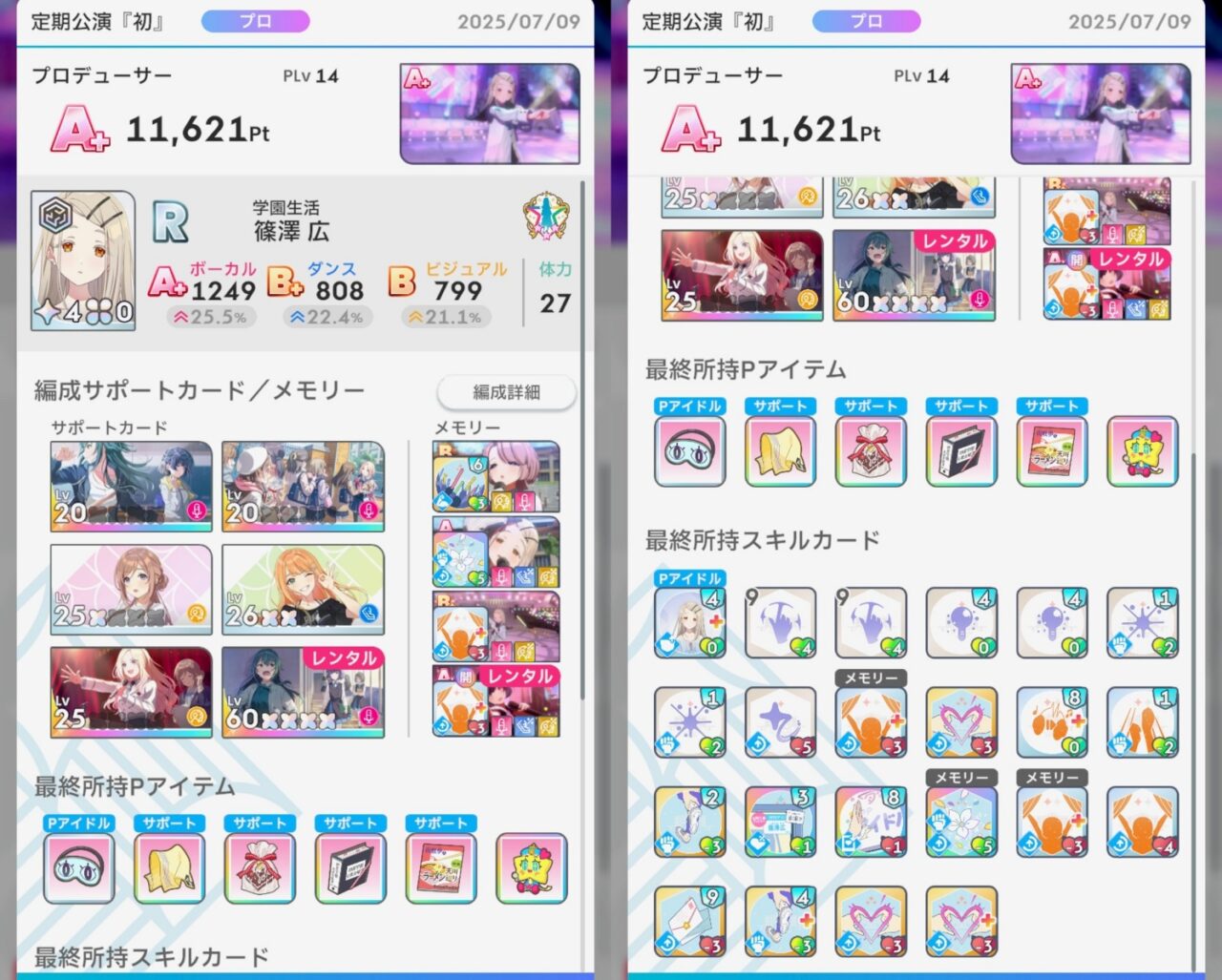 A+の編成
