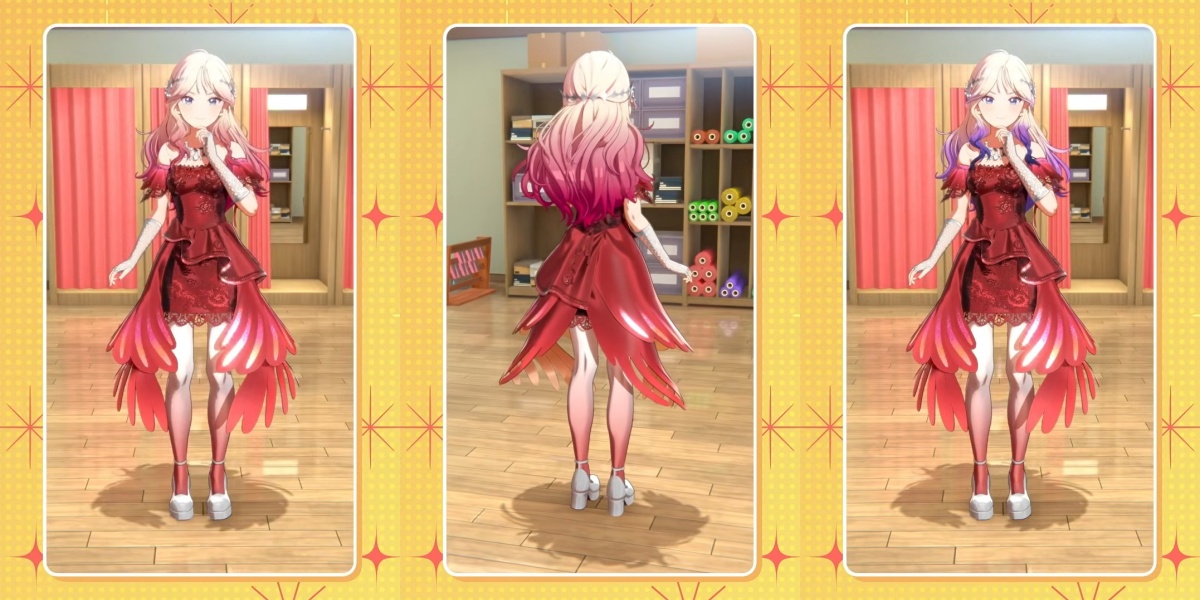 星南の衣装と髪型