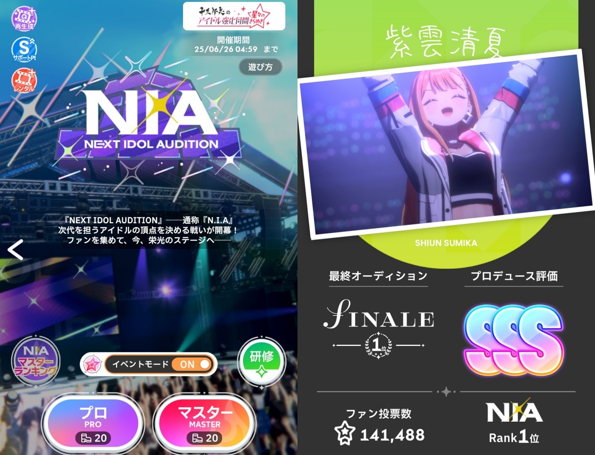 NIA難易度マスター