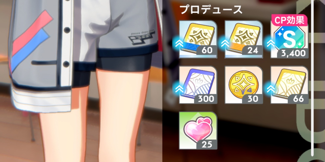 プロデュースの報酬