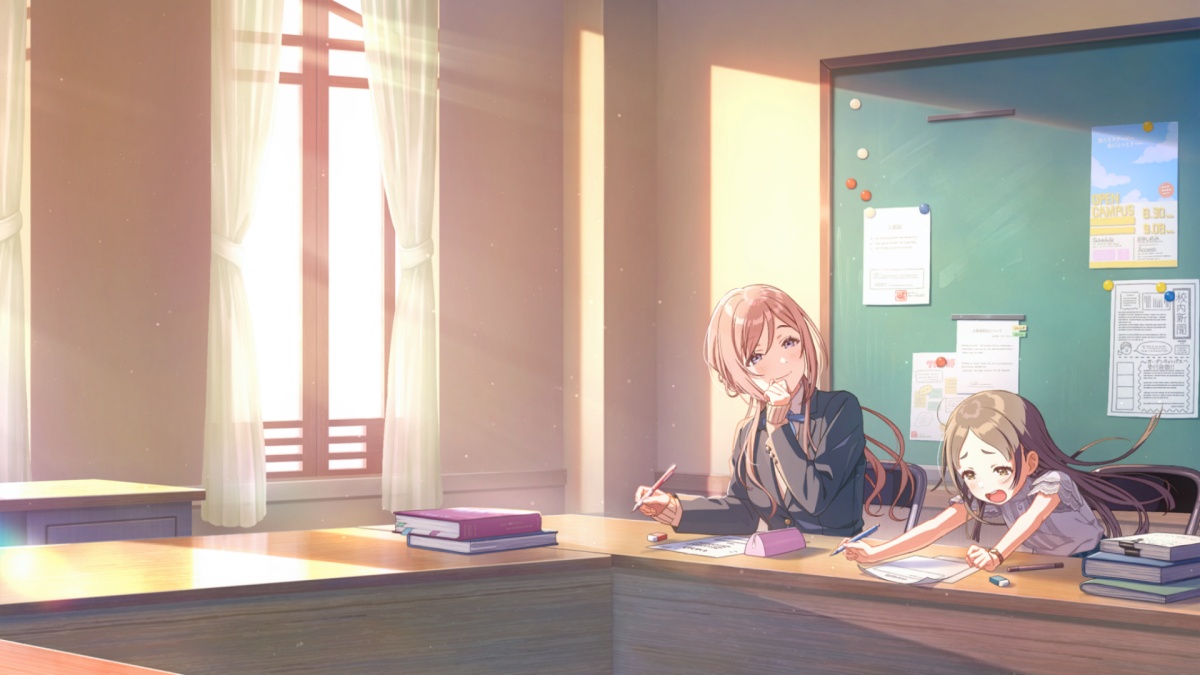 お疲れ様、千奈ちゃん。のイラスト