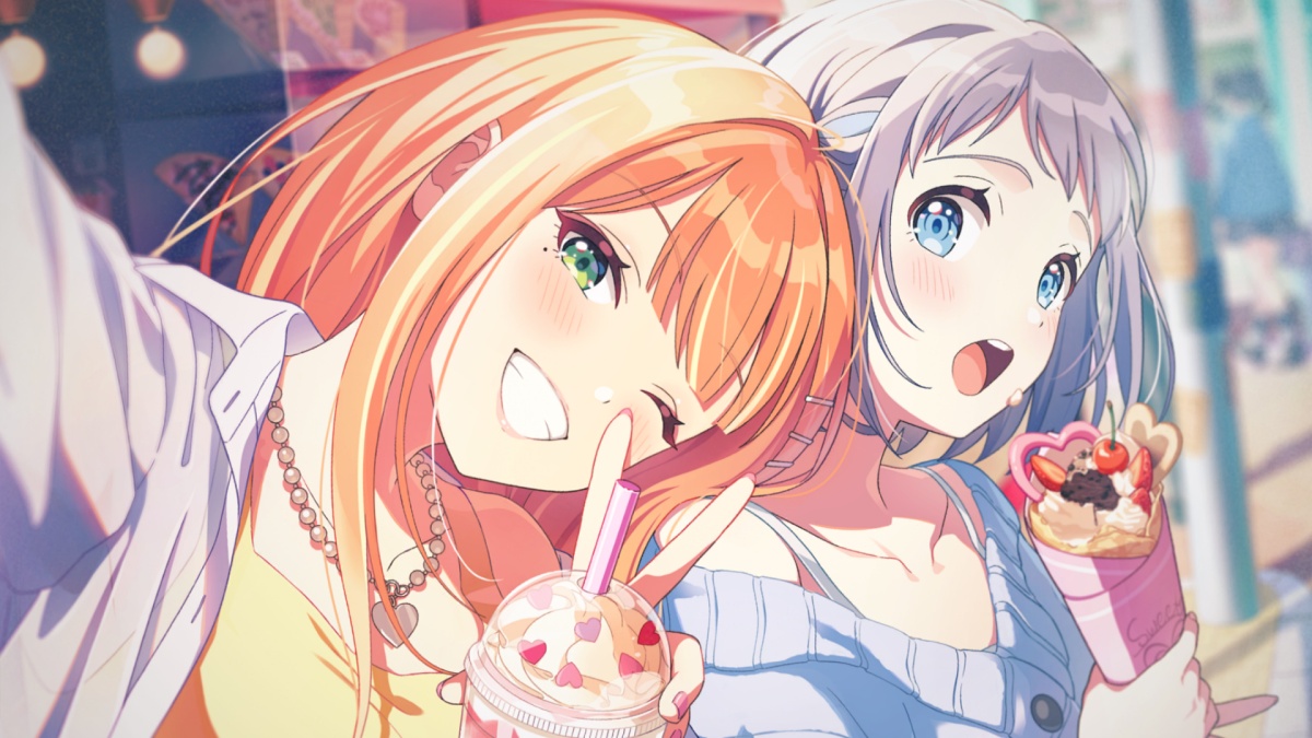 おいしい顔、いただき～！のイラスト