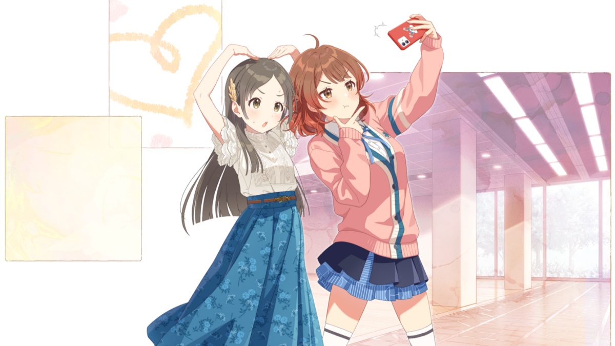 パシャっとキメポのイラスト