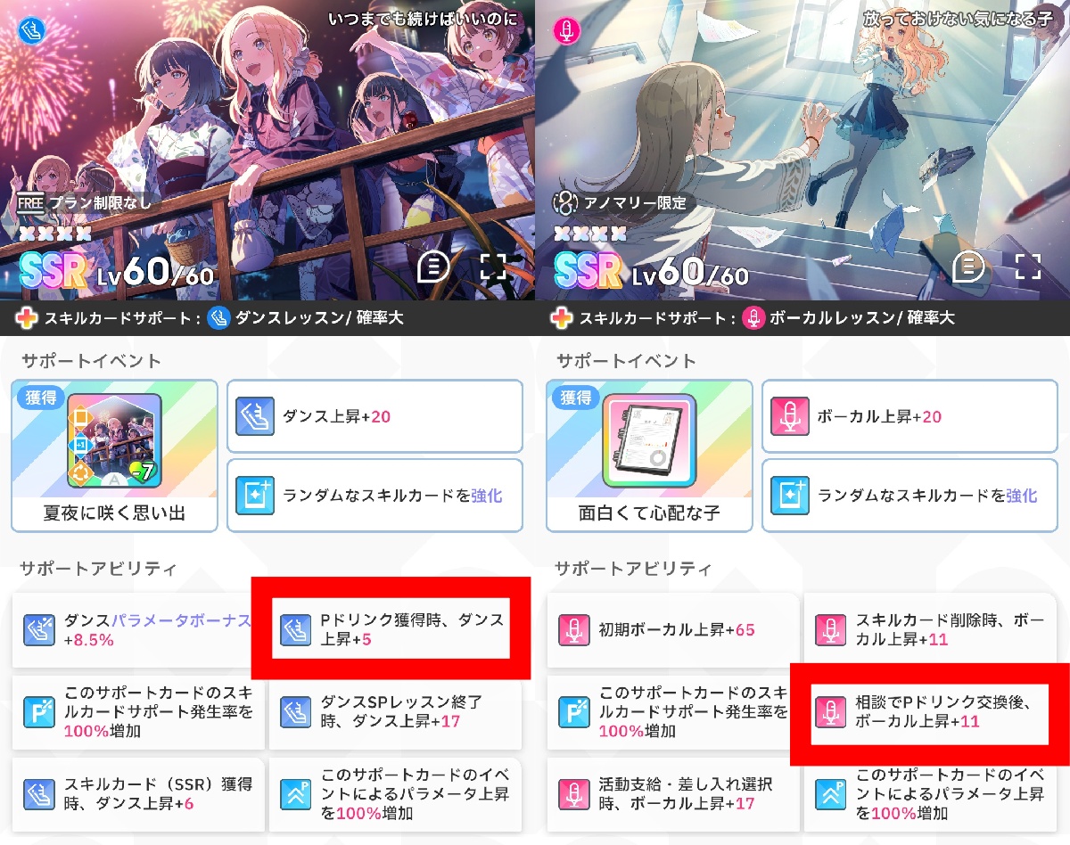 Pドリンクのサポカ