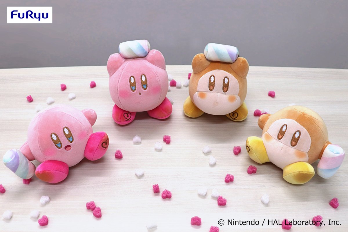 星のカービィ ましゅまるむツイストマシュマロぬいぐるみのプライズ画像