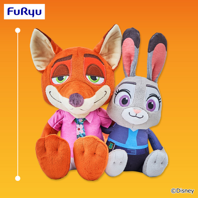 ズートピア2 ペアぬいぐるみのプライズ画像