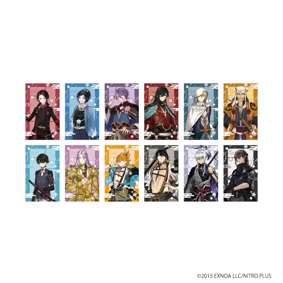 刀剣乱舞ONLINE イラストカード Dグループの画像