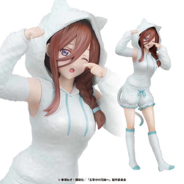 五等分の花嫁∽ Fascinity Figure (ファシニティフィギュア) 三玖～猫耳パーカー～の画像