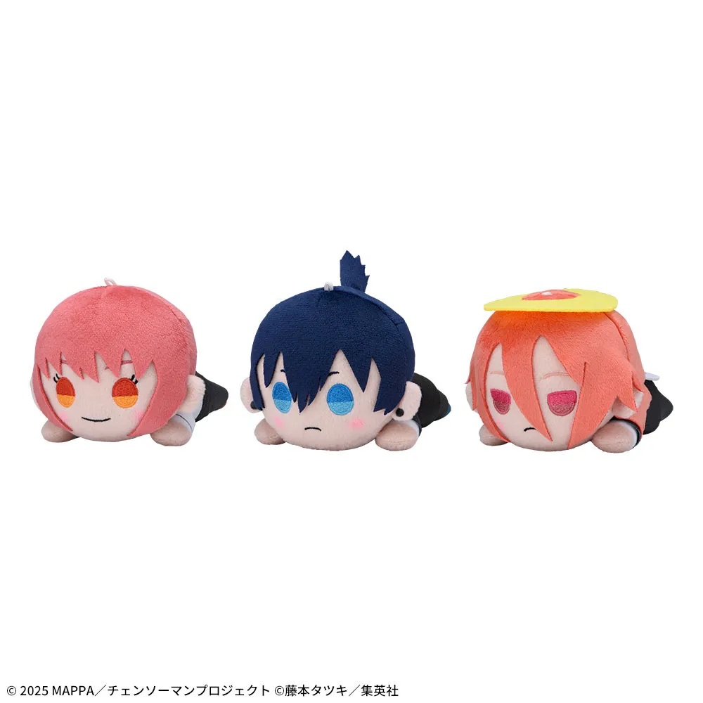 劇場版チェンソーマン レゼ篇 寝そべり ぬいぐるみ“マキマ＆早川アキ＆天使の悪魔”の画像