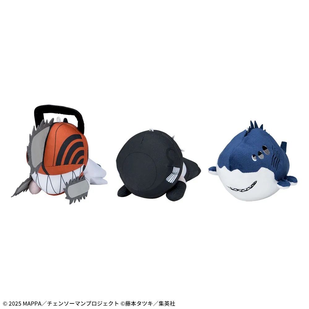 劇場版チェンソーマン レゼ篇 寝そべり ぬいぐるみ“チェンソーマン＆ボム＆ビーム”の画像