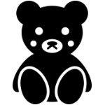 ぬいぐるみのアイコン